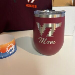 VA Tech Mom Insulated Polar Camel Tumbler - NIB Burgundy & Silver
